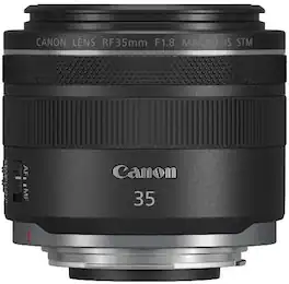 Canon - RF 35mm f/1.8 IS Macro STM Lens, Black - 2973C002 (International Model) - Black