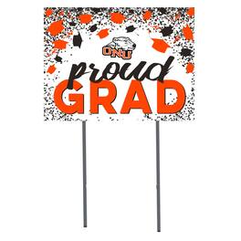 Jardine - Ohio Northern Polar Bears 18" x 24" Proud Grad Yard Sign - White