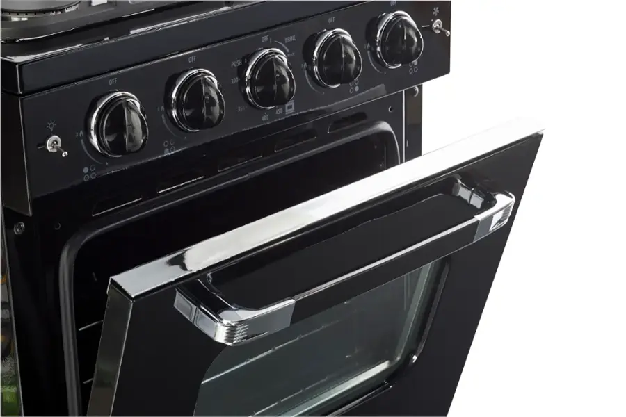 The text on the image reads: 110 OFF OFF 1 BROIL OFF PUSH I MAX OFF 300 350 450 400.