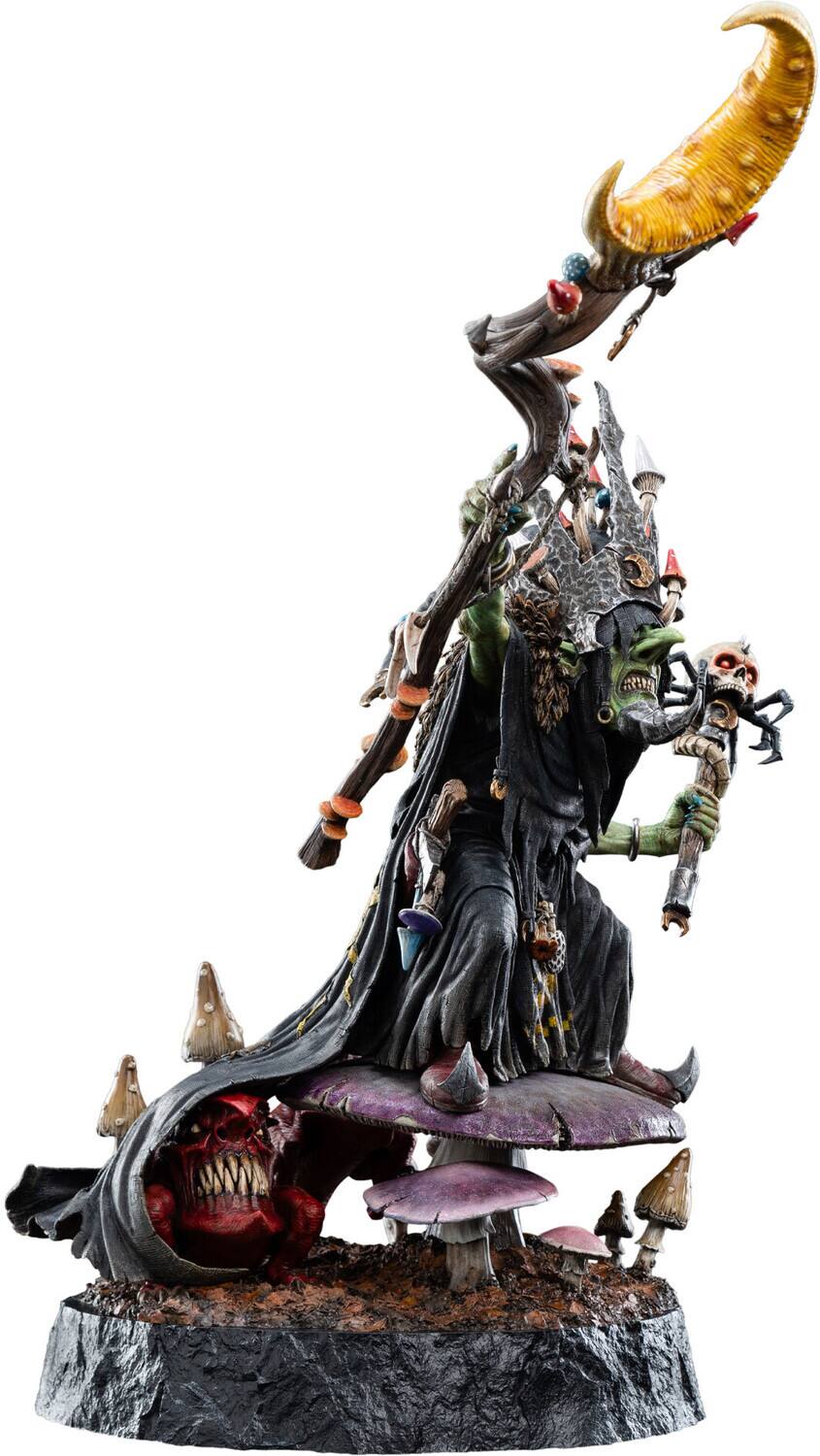 Alt View 1. Weta Workshop - WETA Workshop Limited Edition Polystone - Warhammer: Age of Sigmar - Skragrott the Loonking 1:6 - COLLECTIBLES - Multicolor.