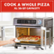 COOK A WHOLE PIZZA
XL 26 QT CAPACITY