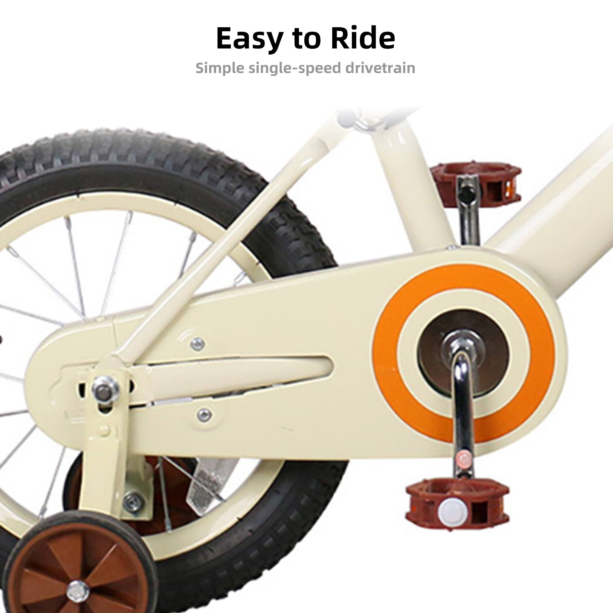 Easy to Ride  
Simple single-speed drivetrain
