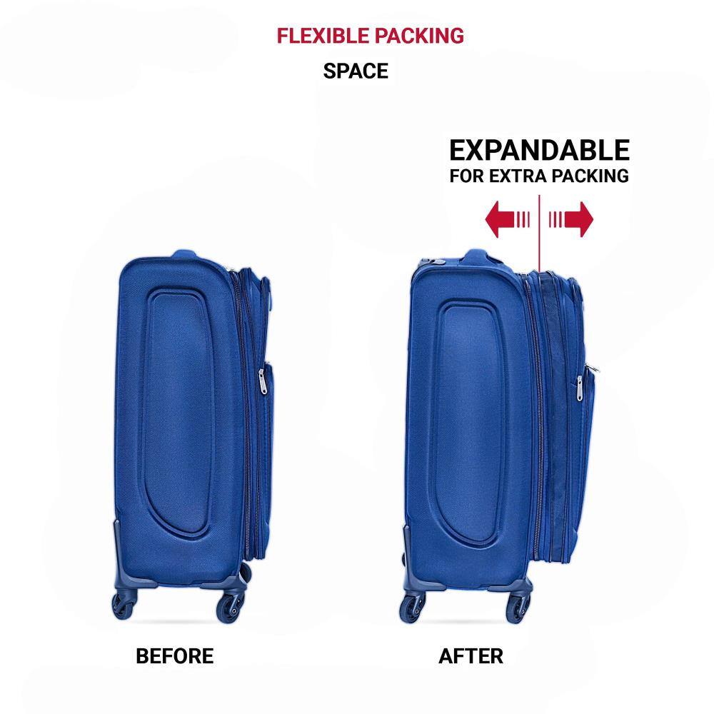 FLEXIBLE PACKING SPACE

EXPANDABLE FOR EXTRA PACKING

BEFORE

AFTER