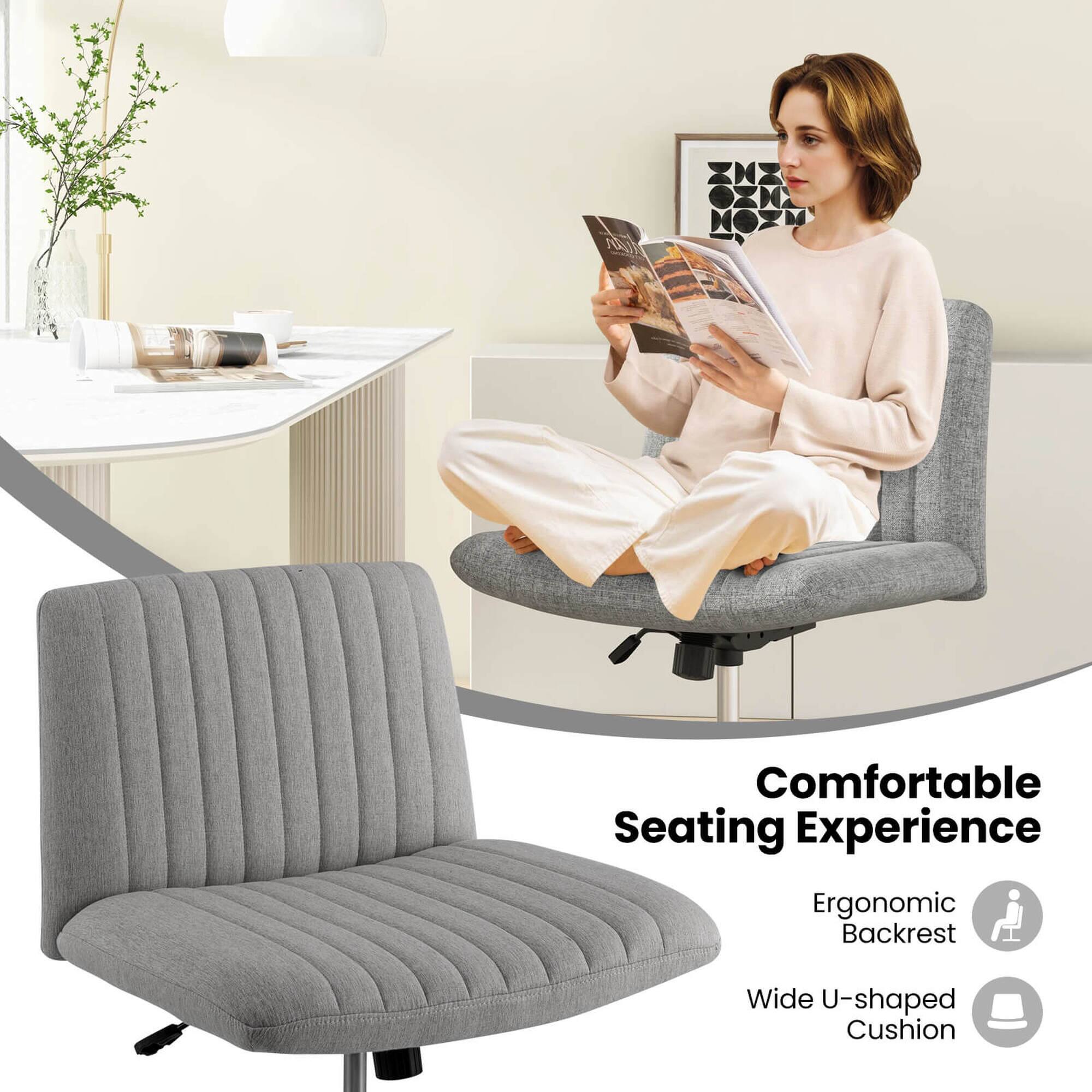 Comfortable Seating Experience Ergonomic Backrest Wide U-shaped Cushion