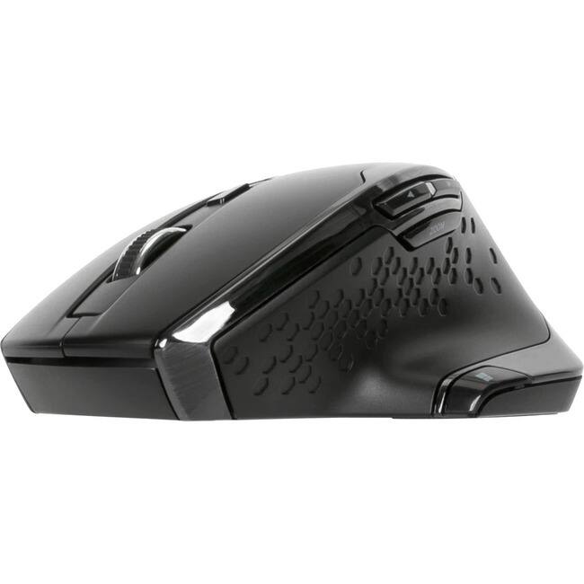 Front. Targus - Targus Antimicrobial Ergo Wireless Mouse - BlueTrace - Wireless - Radio Frequency - 2.40 GHz - Black - USB Type A - 1600 - Black.