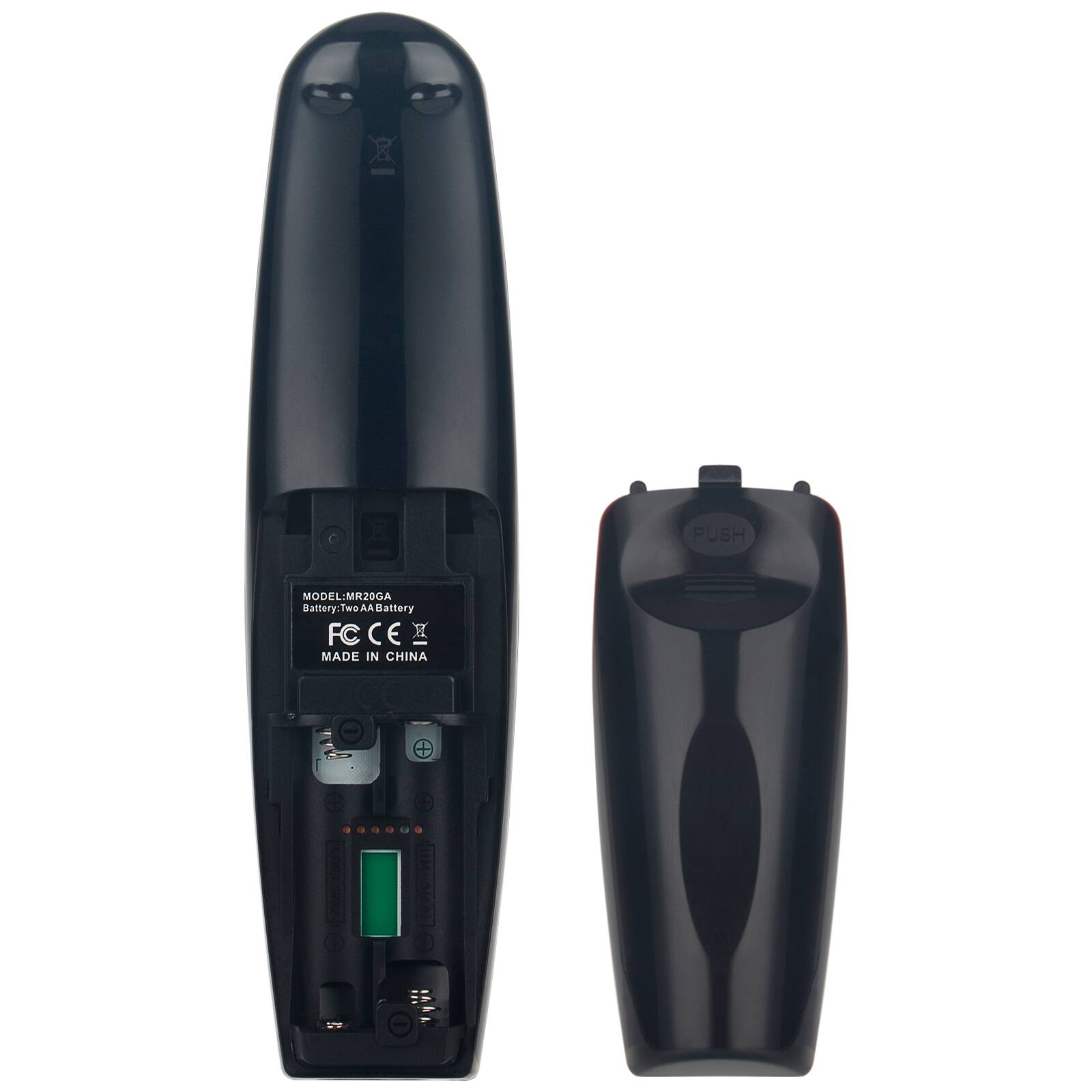 PUSH MODEL:MR20GA Battery:Two AA Battery FC CE MADE IN CHINA +