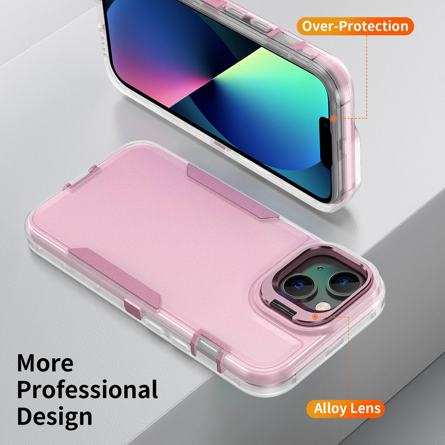 Over-Protection  
More Professional Design  
Alloy Lens