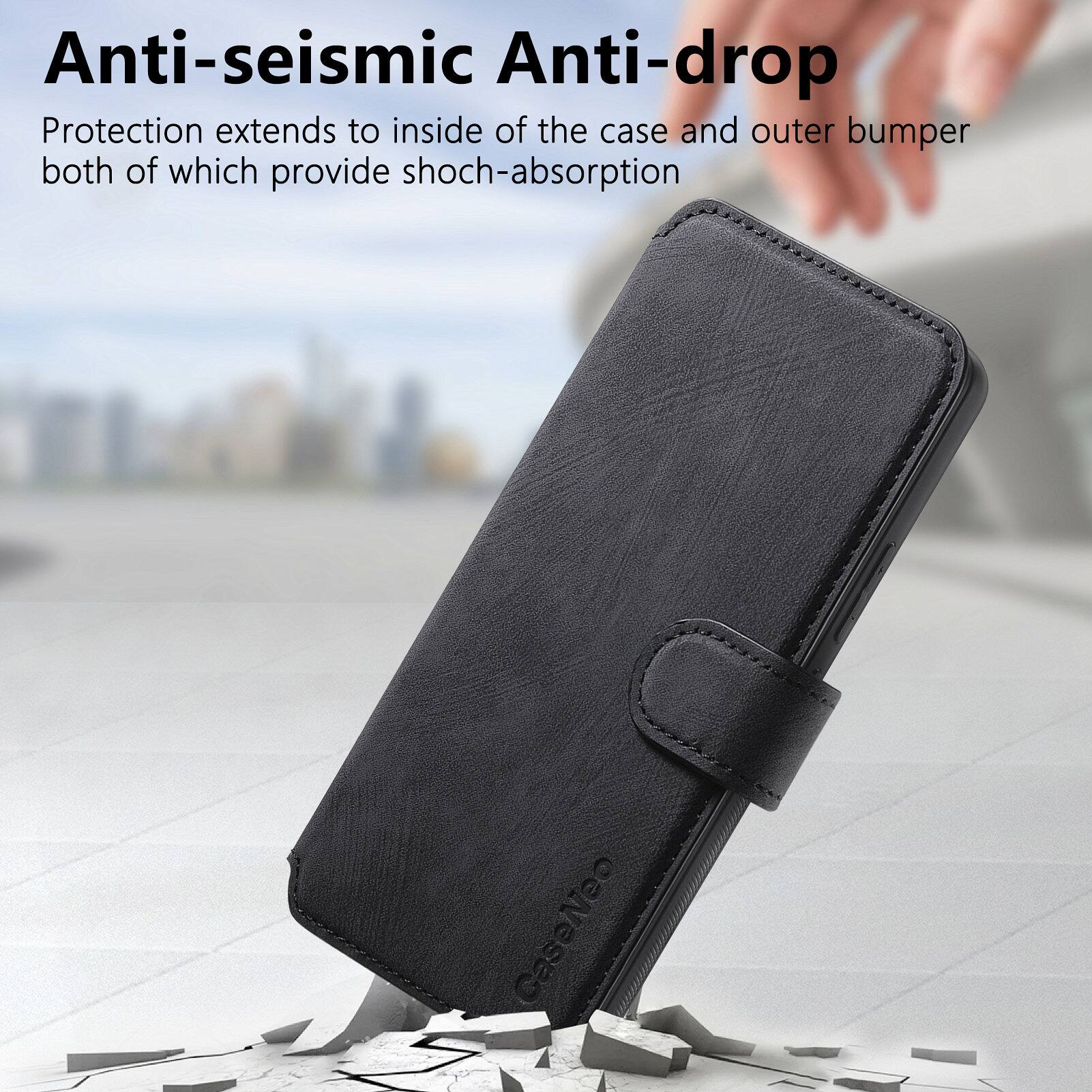 Anti-seismic Anti-drop Protection extends to inside of the case and outer bumper both of which provide shock-absorption
