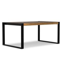 Simpli Home - McKenzie 66 inch x 40 inch Rectangle Modern Industrial Dining Table - Light Tobacco