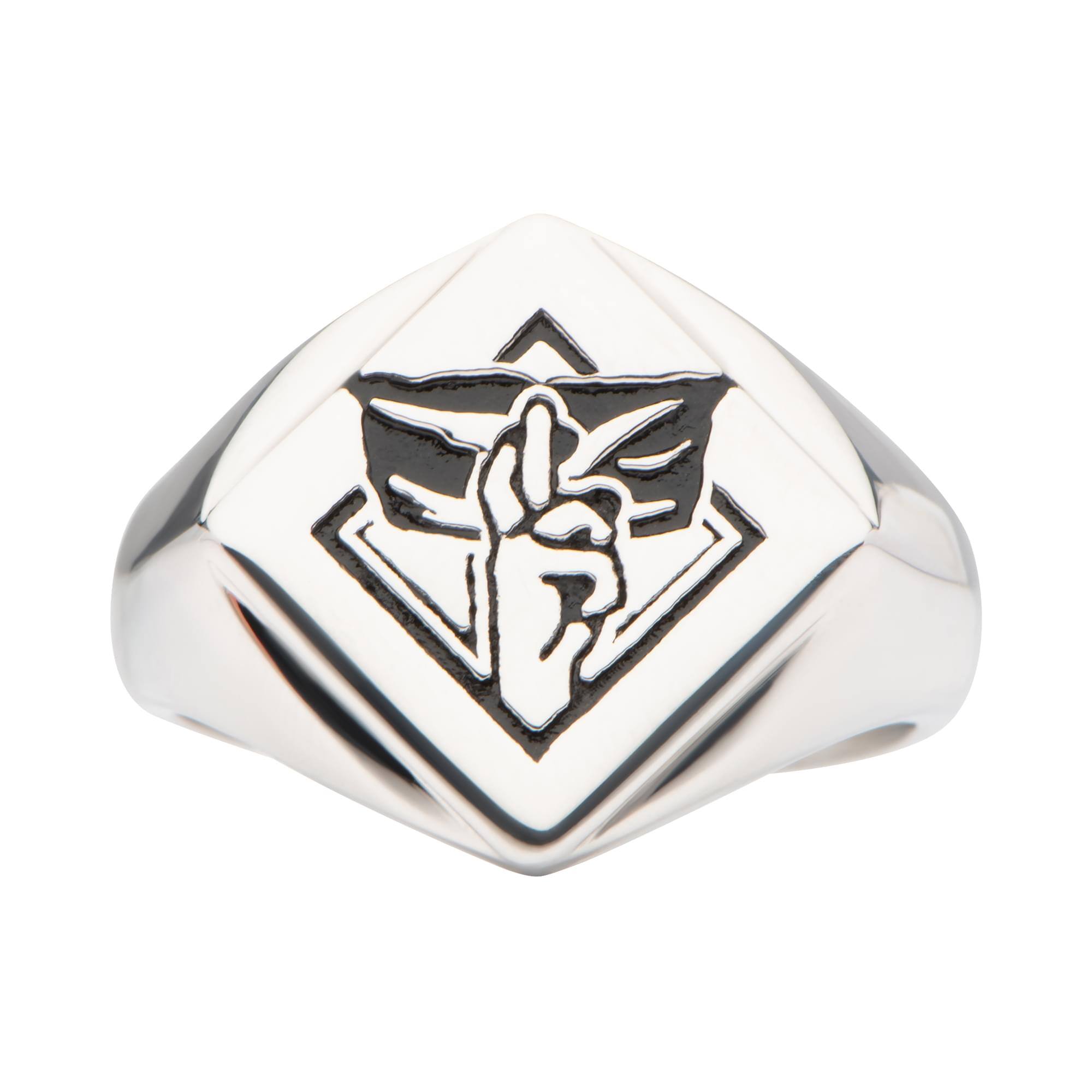 Alt View 2. SalesOne LLC - Jujutsu Kaisen Gojo Signet Ring | Size 09 - Silver.