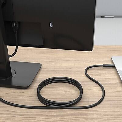 Alt View 7. Staples TECH - 3.3 ft. USB-C to Micro USB Type-B Audio/Video Cable, Male to Male - Black.