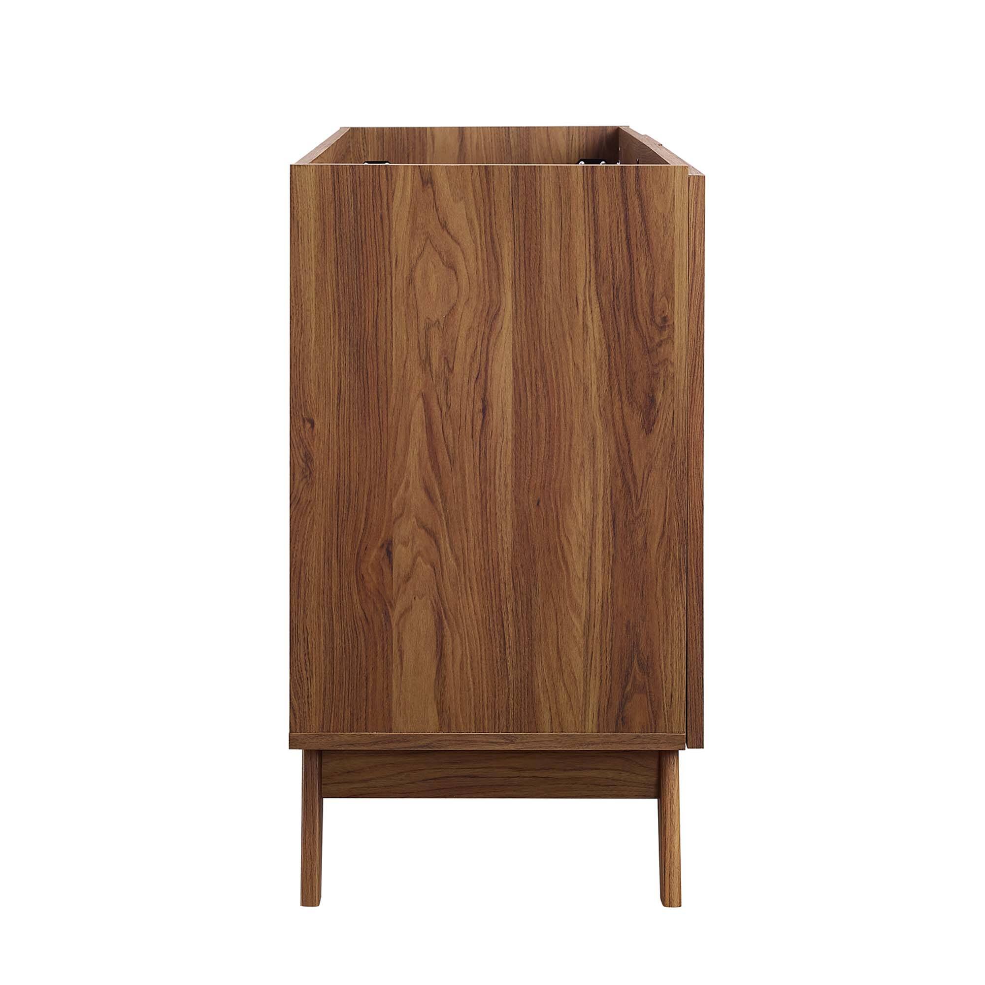 Alt View 2. Modway - Soma Bathroom Cabinet Basin Not Included by Modway - Walnut.