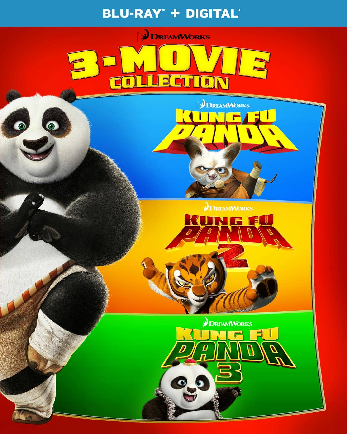 Front. Kung Fu Panda: 3-movie Collection [Blu-ray].