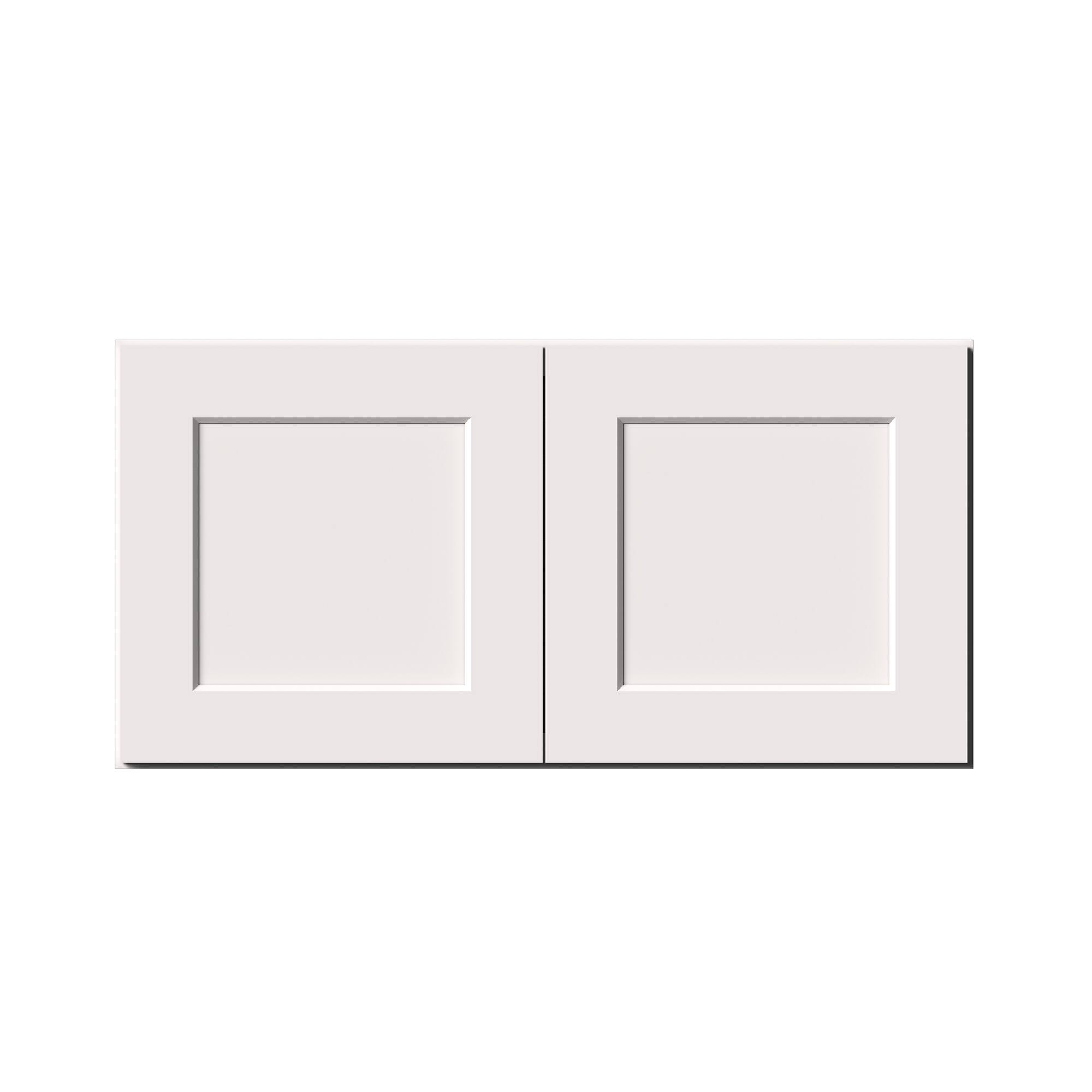 Alt View 1. Boyel Living - 36-in W x 18-in H x 12-in D Shaker RTA Kitchen Wall Cabinet with Soft-Close - White Shaker.