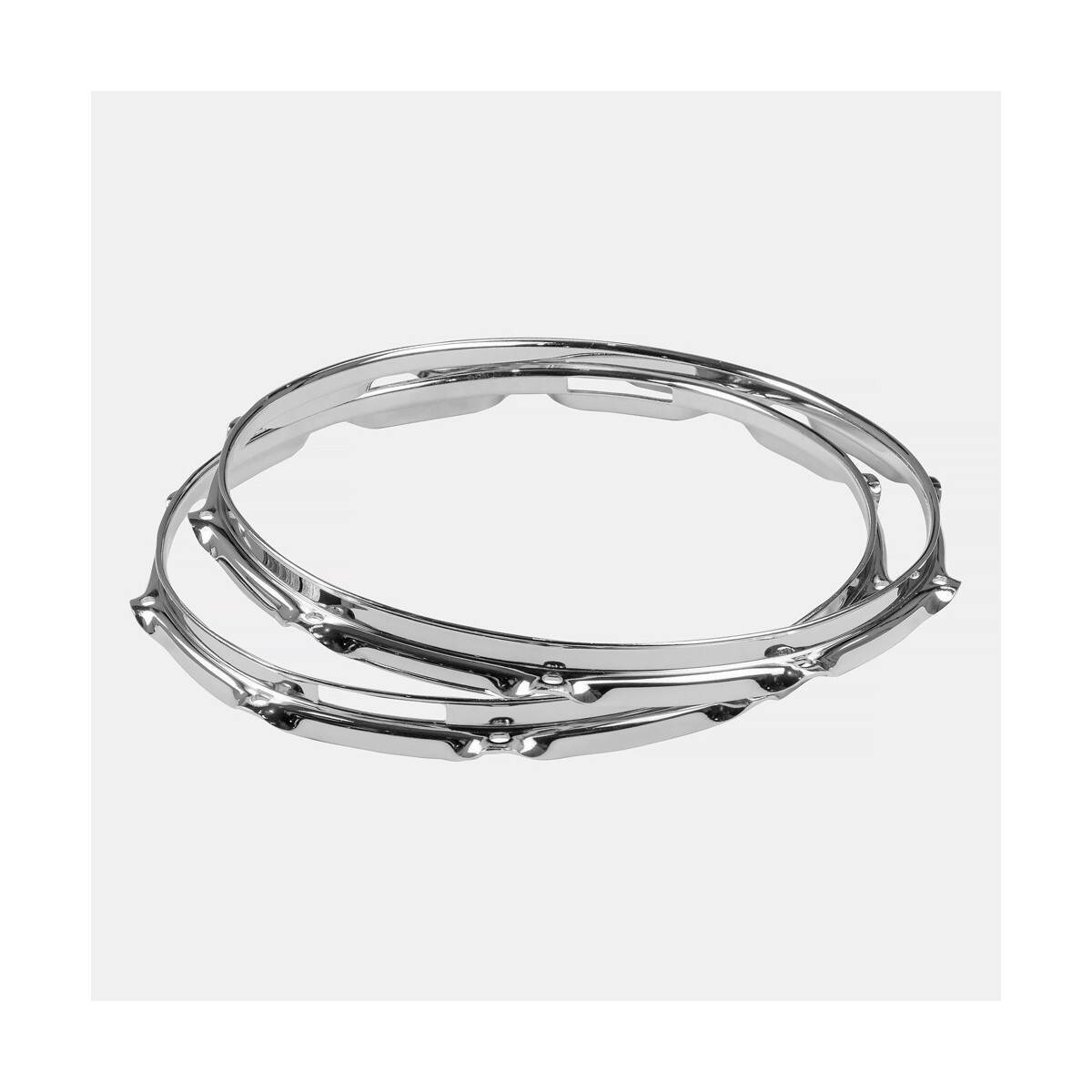 Angle. Gibraltar Hardware - 14" 8 Lug Triple Flange Drum Hoop, 3mm Heavy Duty Chrome Steel Rim for Snares & Toms, Die Cast Feel w/ Classic Open Tone.
