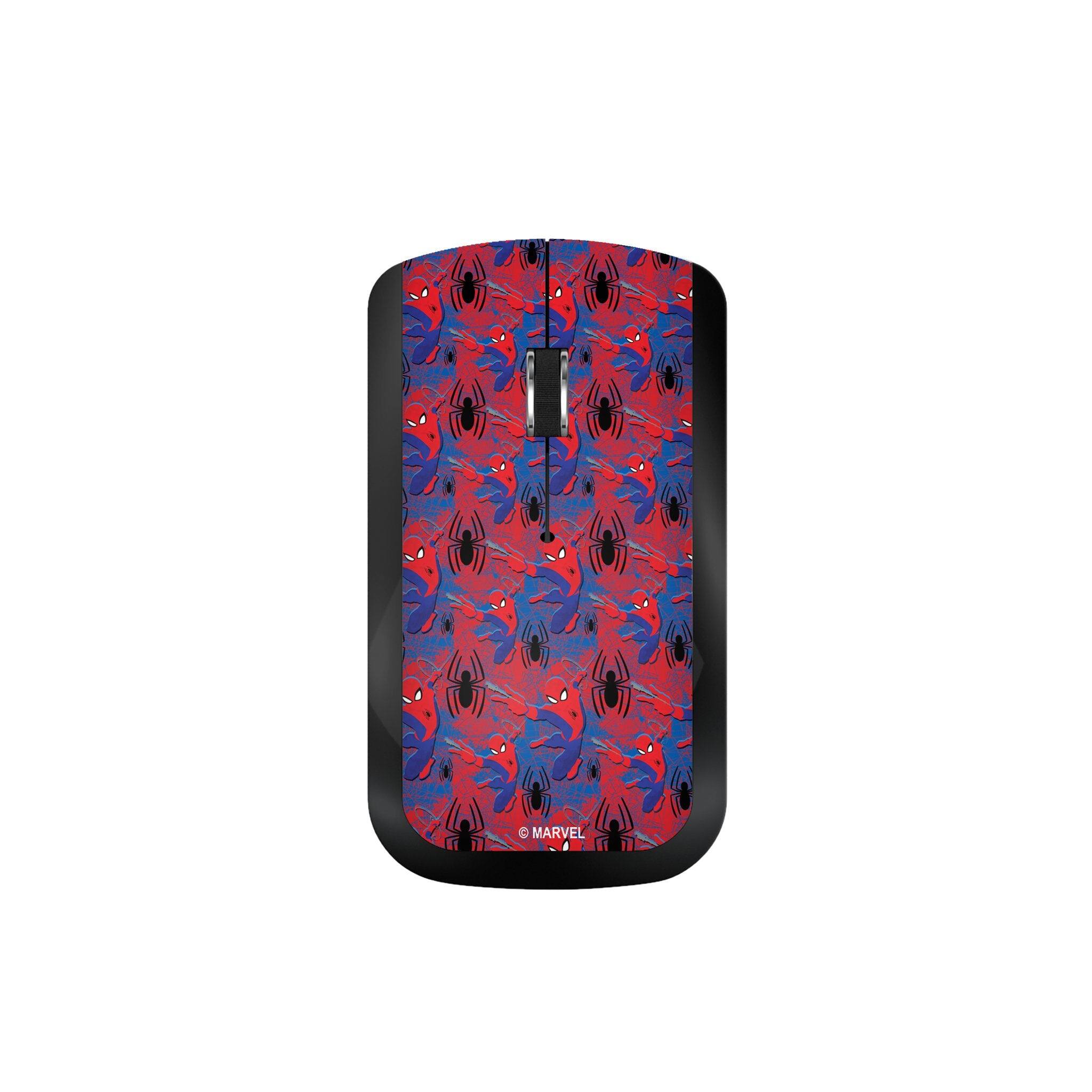 Keyscaper - Marvel Pattern Wireless Mouse - Wireless - Spider-Man