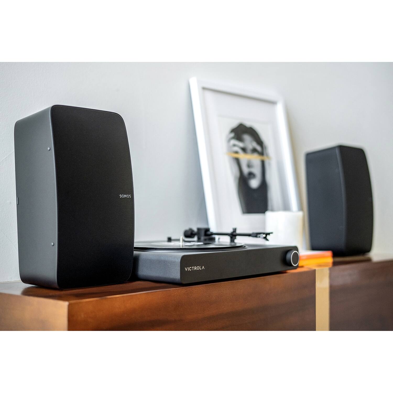 Alt View 18. Victrola - Stream Onyx - Works with Sonos - Black.