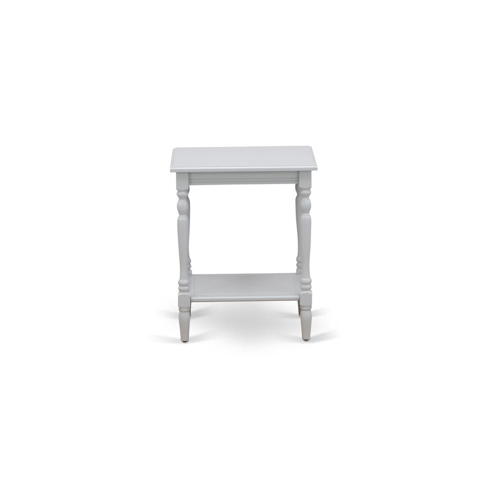 Left. East West Furniture - East West Furniture BF-14-ET Modern Nightstand with Open Storage Shelf - Mid Century Side Table for Small Spaces - Urban Gray.