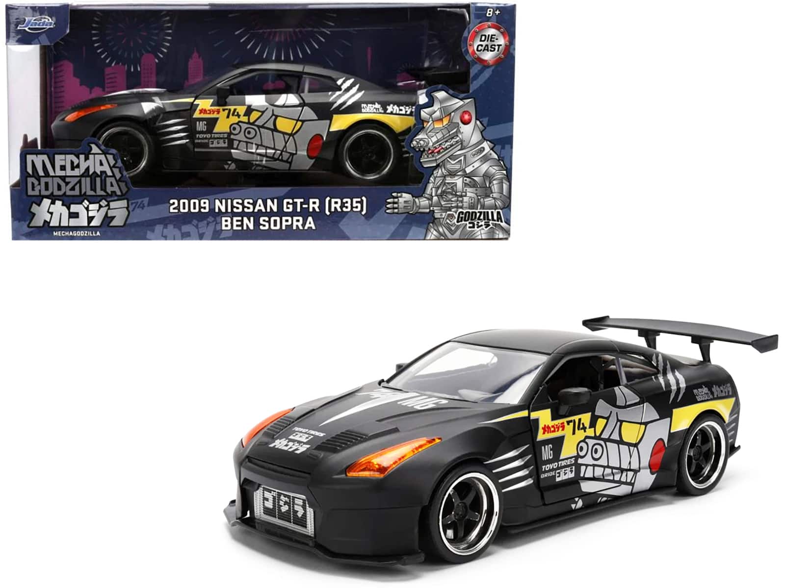 "2009 Nissan GT-R (R35) Ben Sopra Silver ""I Love the 2000's"" Series 1/24 Diecast Model Car by Jada" price history on PriceWatchPro