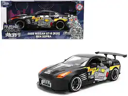 2009 Nissan GT-R (R35) Ben Sopra Silver "I Love the 2000's" Series 1/24 Diecast Model Car by Jada - Multicolor