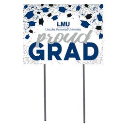 Jardine - Lincoln Memorial Railsplitters 18" x 24" Proud Grad Yard Sign - White