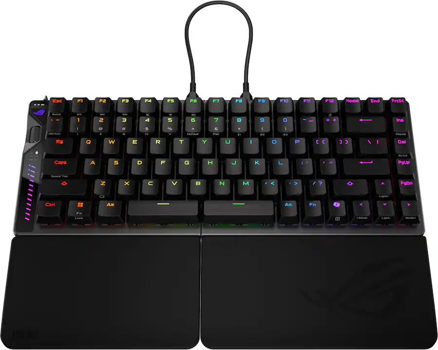 ASUS ROG Falcata 75% Wireless Magnetic Hall Effect RGB Ergonomic Gaming ...