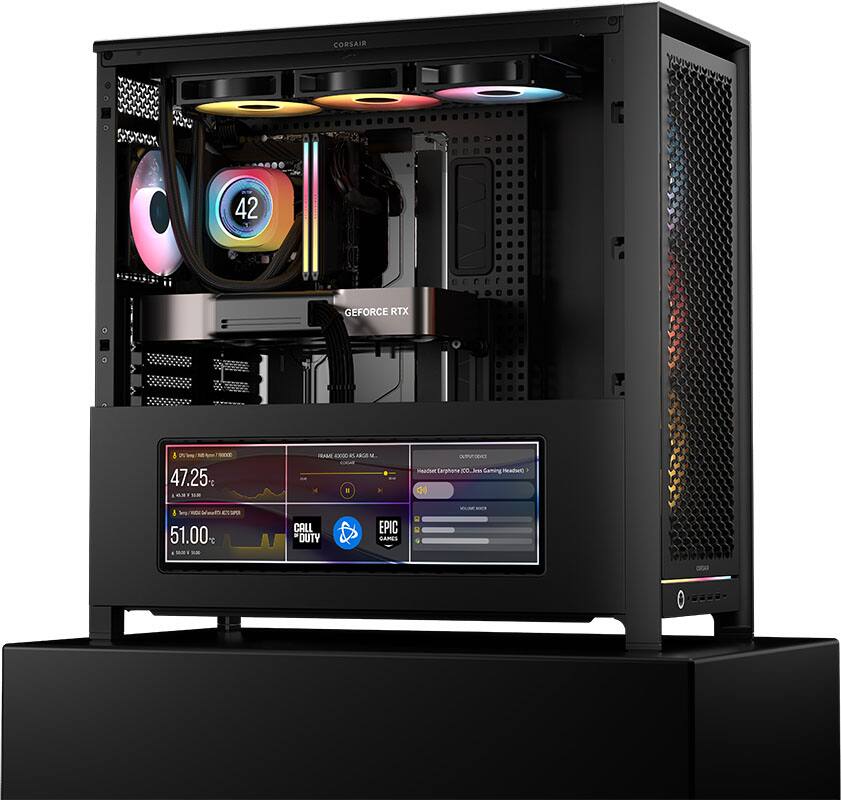 CORSAIR 42 GEFORCE RTX m 47.25 HAE a AA Am - HAet Carpaars - A Geniny Pebe 44 ET0 51.00 3 CALL DUTY EPIC SARES