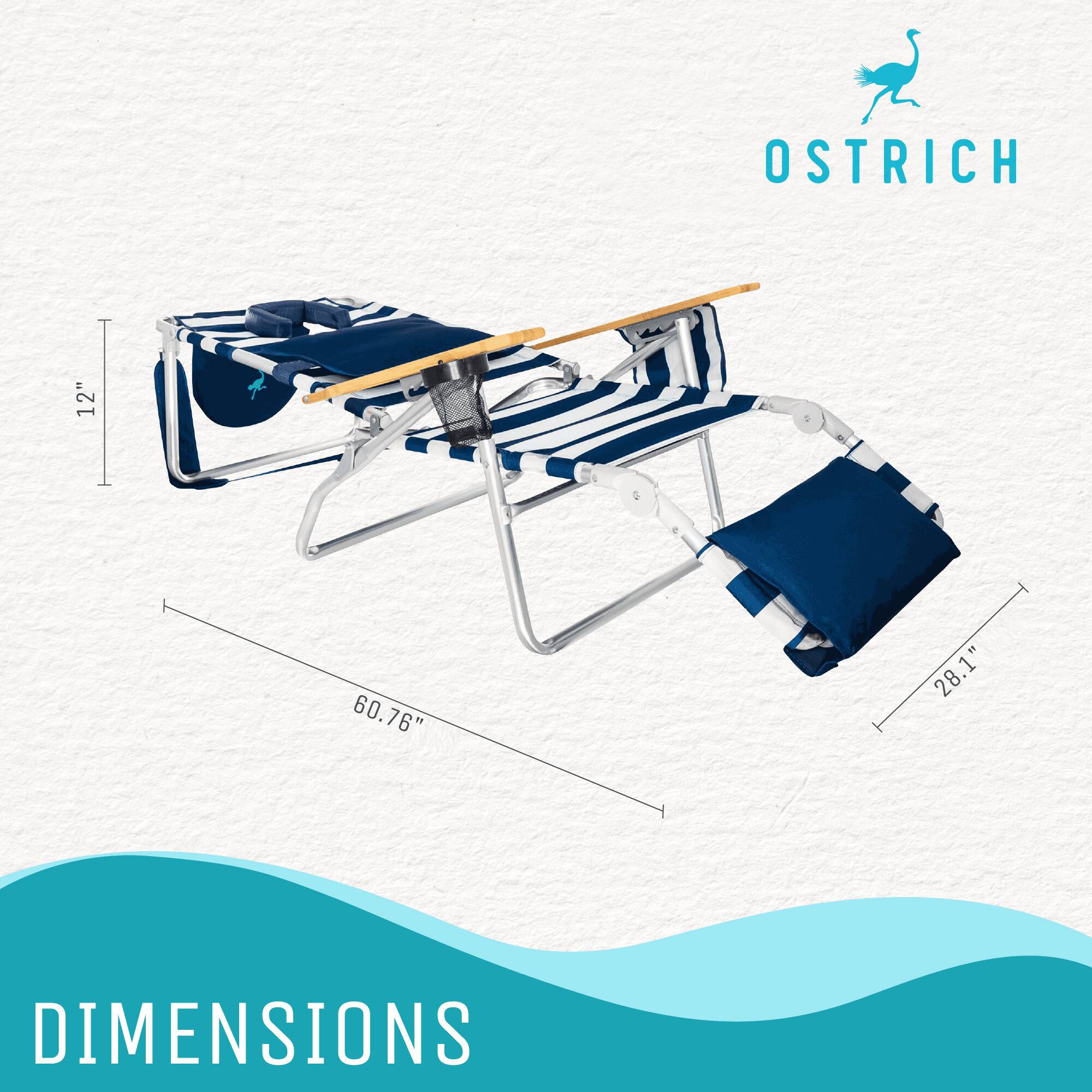 OSTRICH  
12" 60.76" 28.1"  
DIMENSIONS