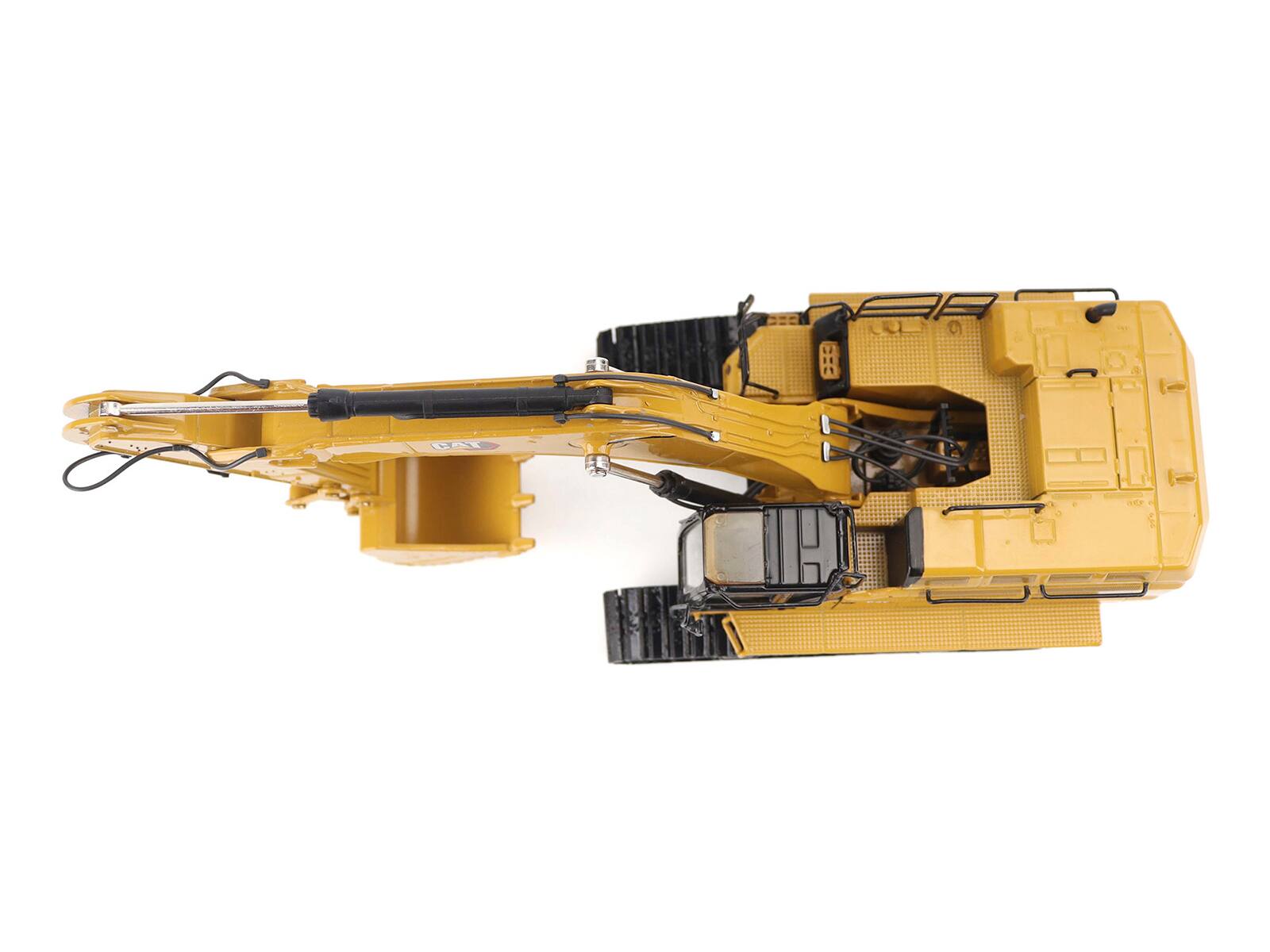 Alt View 5. Diecast Masters - CAT Caterpillar 374 Hydraulic Excavator Yellow "High Line" Series 1/50 Die Cast Model by Diecast Masters.