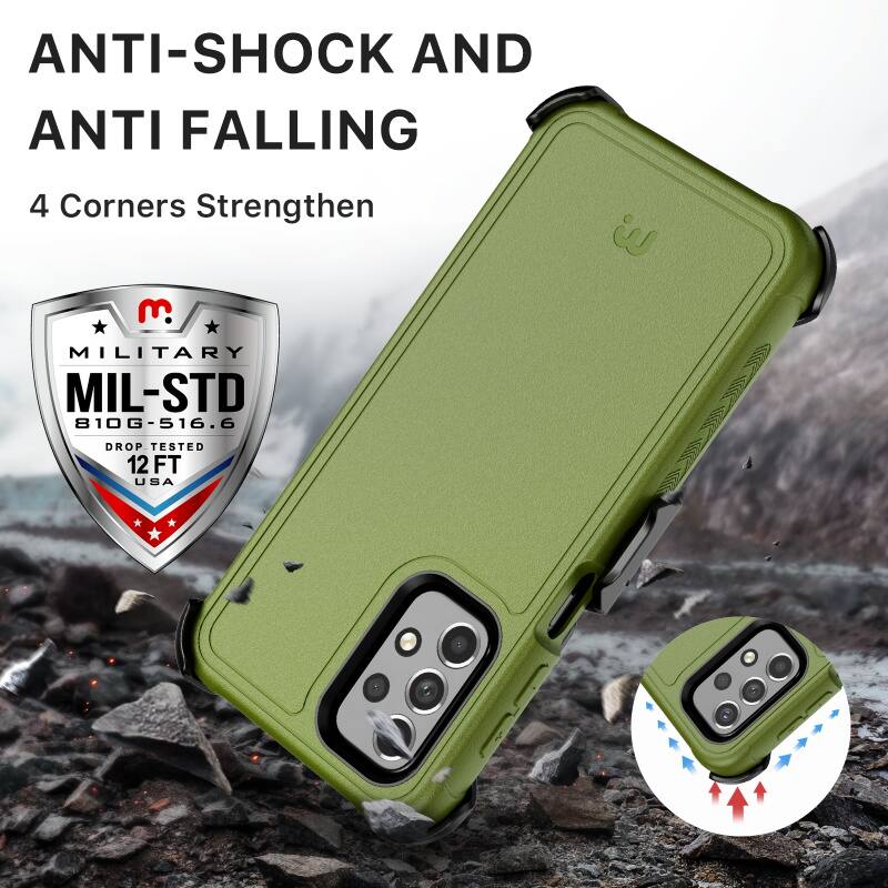 ANTI-SHOCK AND ANTI FALLING 4 Corners Strengthen m  MILITARY MIL-STD 810G-516.6 DROP TESTED 12FT USA