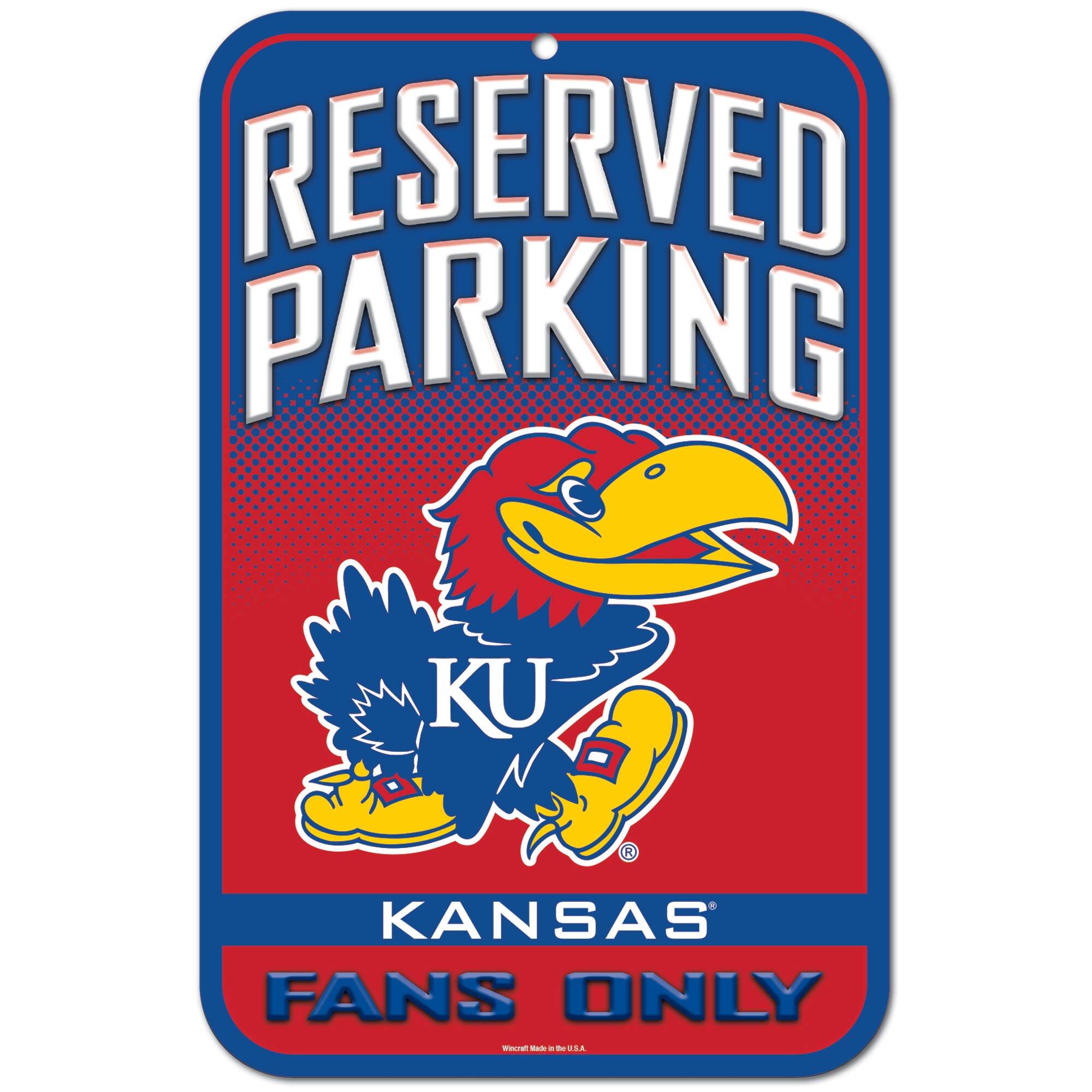 Kansas Jayhawks 11" x 17" Indoor/Outdoor Sign