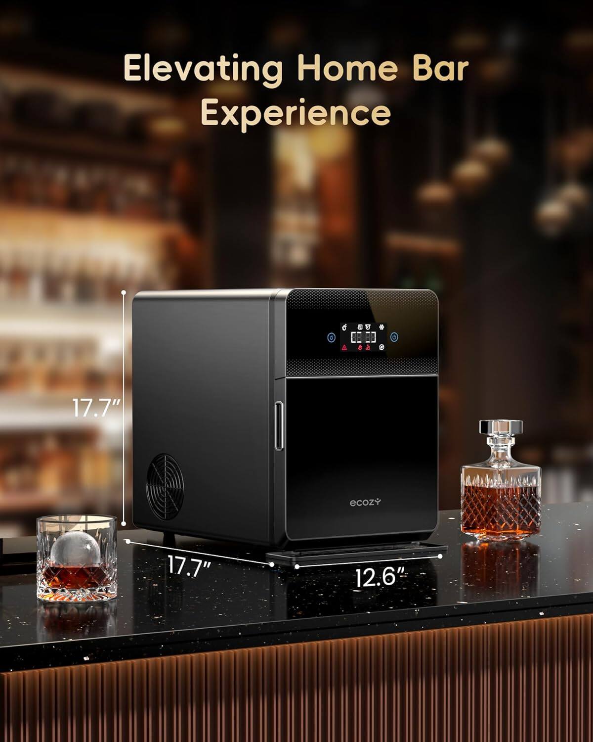 Elevating Home Bar Experience D e B 2 17.7" ecozY 17.7" 12.6"