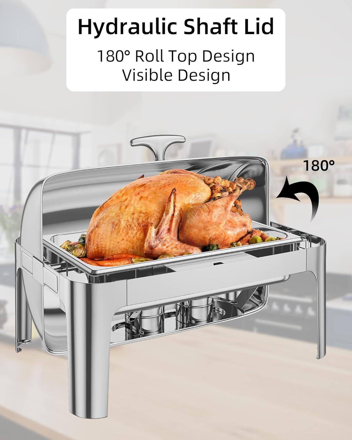 Hydraulic Shaft Lid  
180° Roll Top Design  
Visible Design