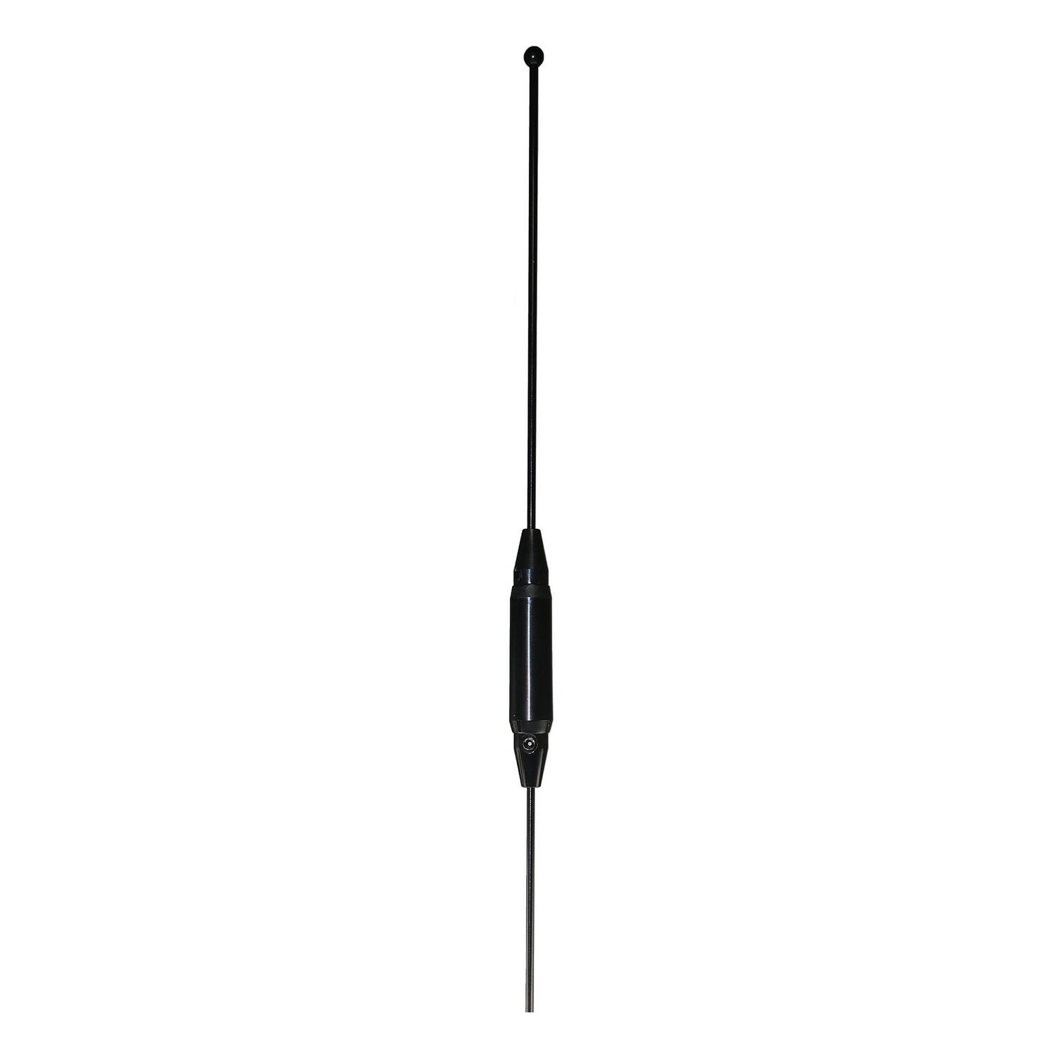 Left. Tram - Tram 8079 150 To 170/440 To 520/800 To 960 Mhz 4.12-dbi Gain 17-1/2-in. Tall Pre-tuned Tri-band Nmo Wideband Antenna - Black.