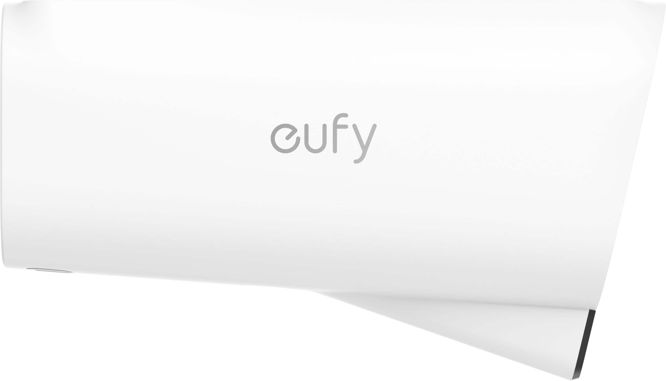 Left. eufy - eufyCam S3 Pro, Outdoor Wireless 4K Solar Powered Add-On Security Camera (Base Not Included) - White.