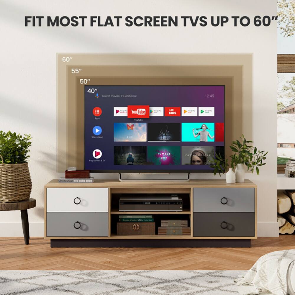 FIT MOST FLAT SCREEN TVS UP TO 60"  
60" 55" 50" 40"  

Search movies, TV and more  
YouTube  
KIDS  

12:45  

TUMBLE  
THE CODE BOOK
