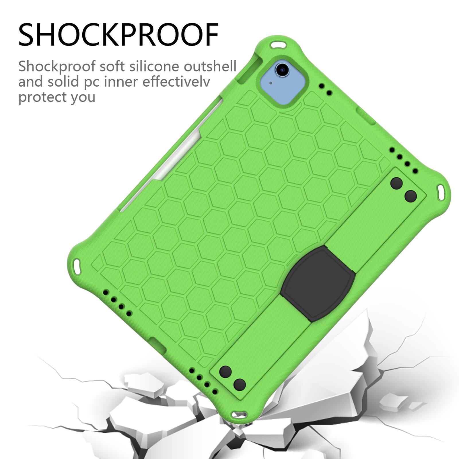 SHOCKPROOF  
Shockproof soft silicone outshell and solid pc inner effectively protect you