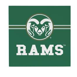 Evergreen Enterprises - Colorado State Rams 12" x 12" Wood Wall Sign - Multicolor