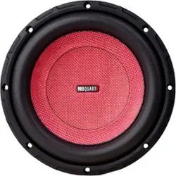 MB Quart - Discus 8" 500W Dual-Voice Subwoofer - Red - Front_Zoom
