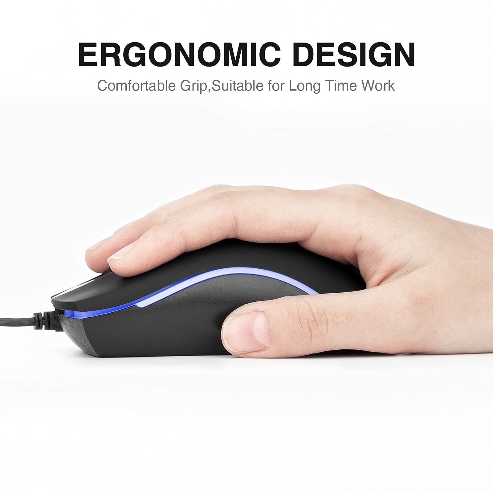 ERGONOMIC DESIGN  
Comfortable Grip, Suitable for Long Time Work