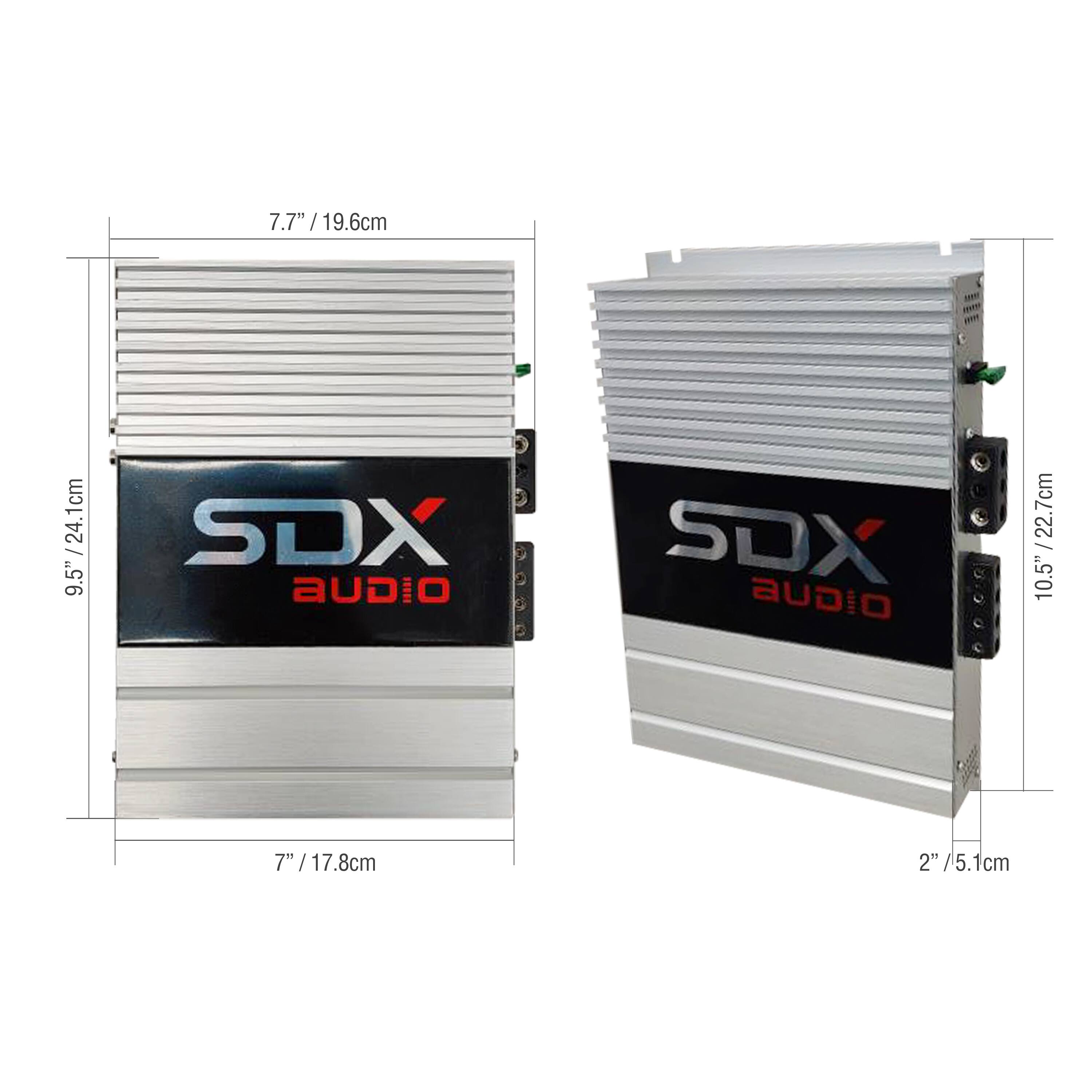 7.7" / 19.6cm  
9.5" / 24.1cm  
7" / 17.8cm  
10.5" / 26.7cm  
2" / 5.1cm