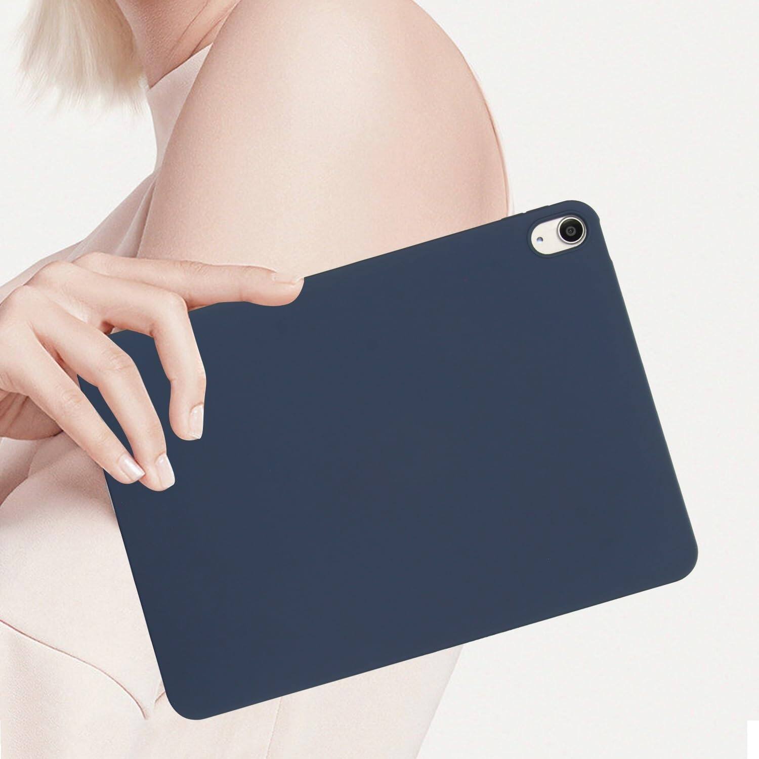 Alt View 3. Dteck - Case For Apple iPad 11"(A16 chip 2025) & 10th Gen Slim Lightweight Soft TPU Skin-Friendly Anti-Scratch Protective Cover - Darkblue.
