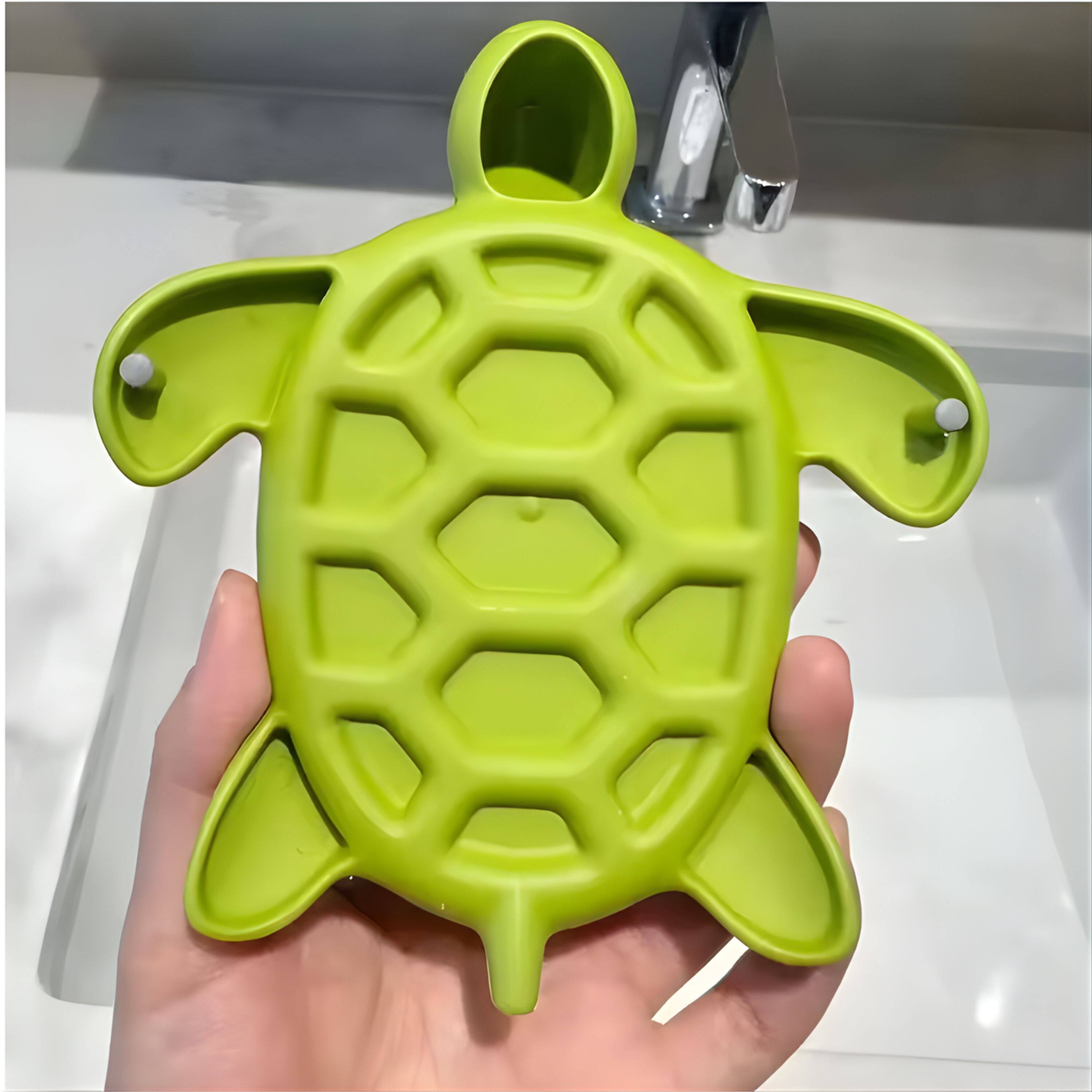 Alt View 2. Kitcheniva - Self-Draining Turtle Soap Dish 1 Pcs.