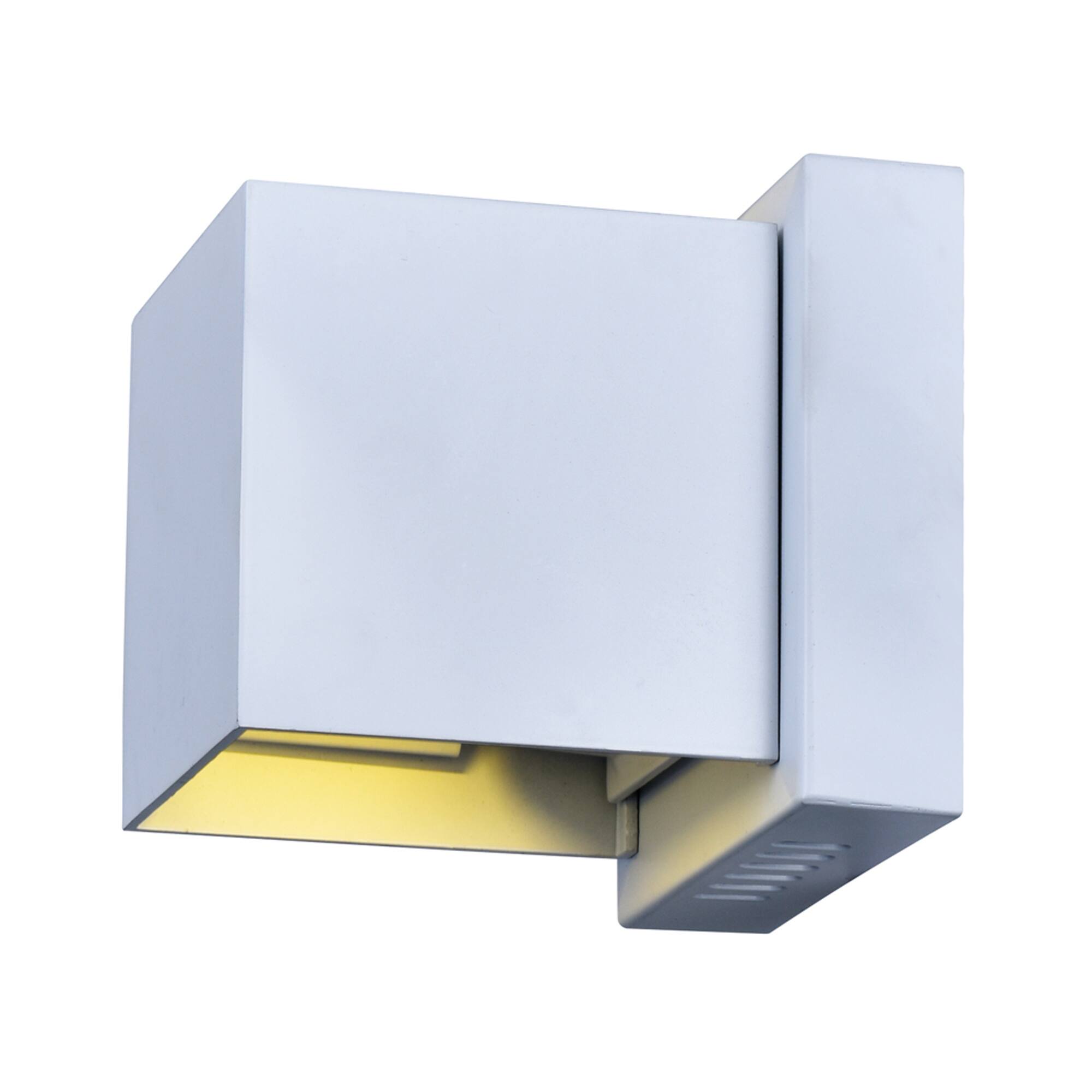 Angle. CWI Lighting - Lilliana LED Wall Sconce With White Finish - White.