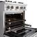 Alt View 2. ZLINE - 30" Classic Dual Fuel Stainless Steel Range w/ 4 Brass Burners & Convection Oven (CDR-BR-30) - Stainless Steel.
