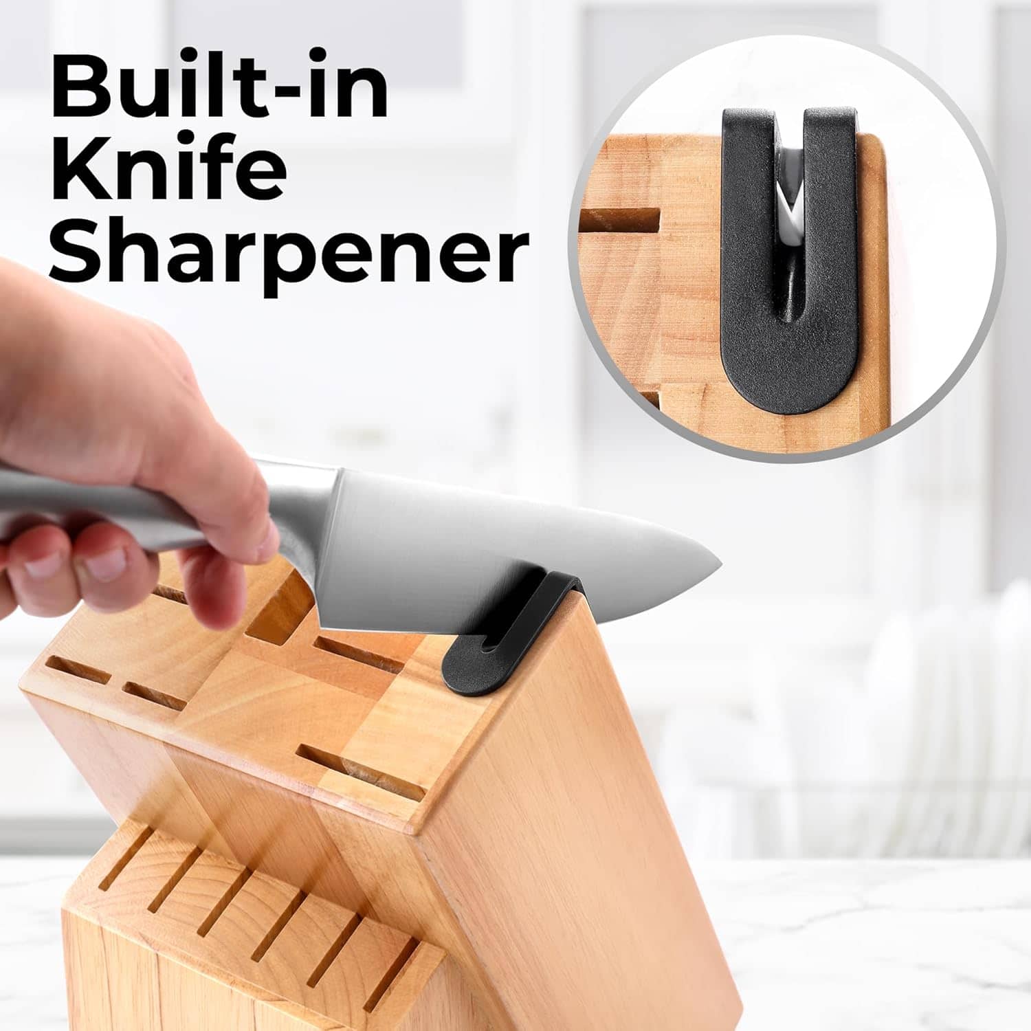 Built-in Knife Sharpener