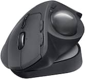 Logitech - MX ERGO S PLUS Wireless Ergonomic Trackball Mouse with 6 Programmable Buttons - Wireless - Graphite