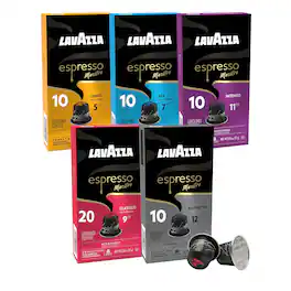 Lavazza - Espresso Variety Pack of Aluminum Capsules Compatible with Nespresso* Original Machines (60 Capsules)