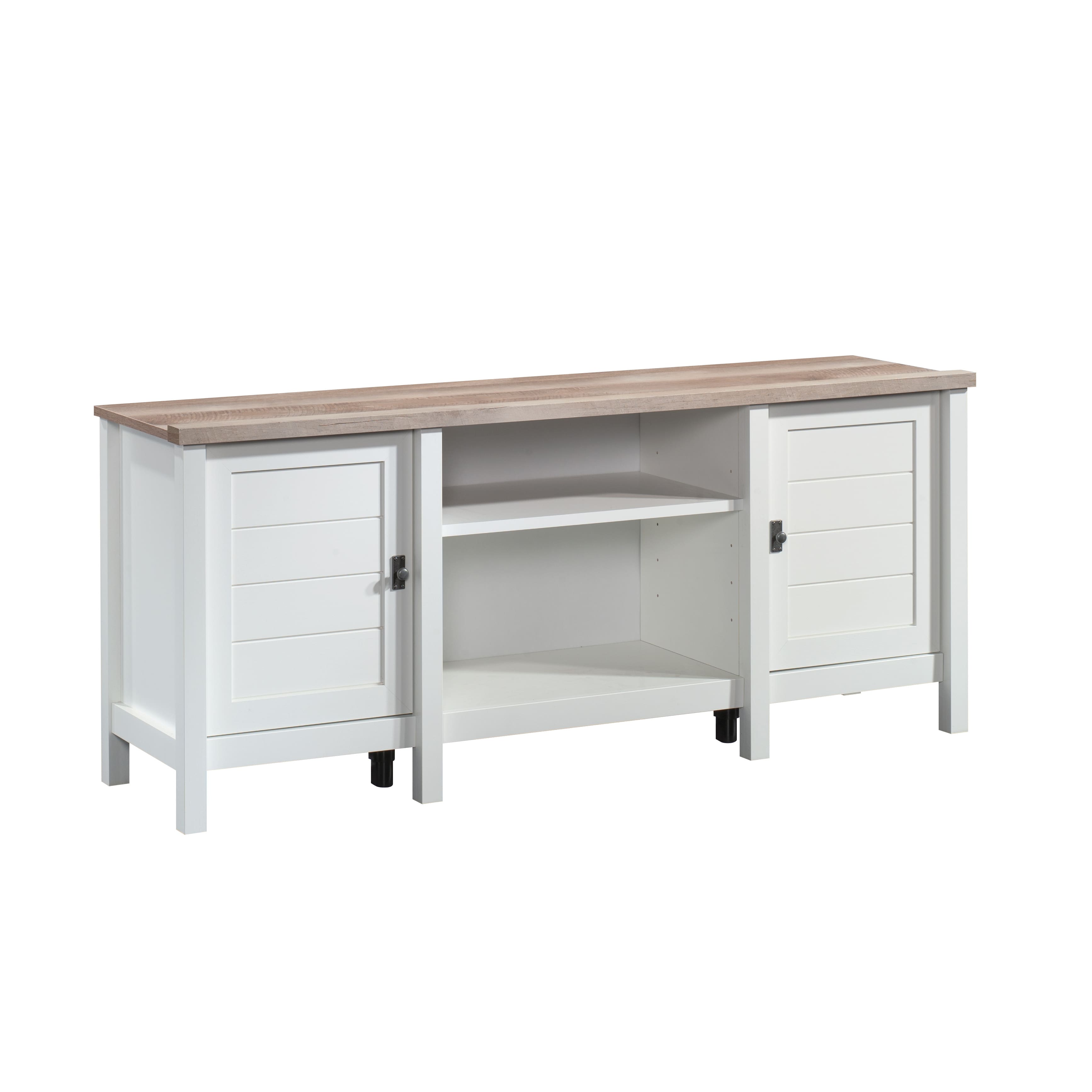 Angle Zoom. Sauder - Cottage Road 59" Credenza -Glacier White - Soft White.