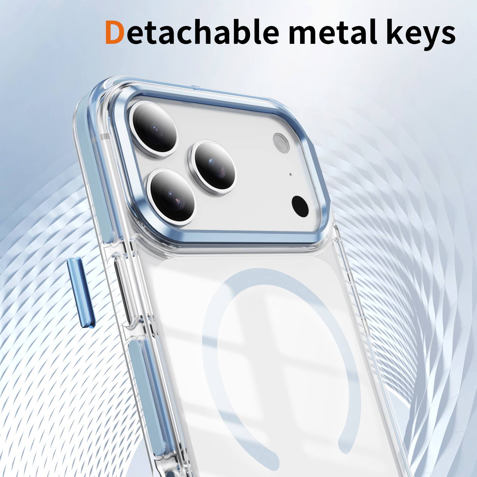 Detachable metal keys